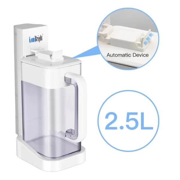 The water pot of KB-C25RH Desktop RO Water Purifier can be replaced and its easy to carry